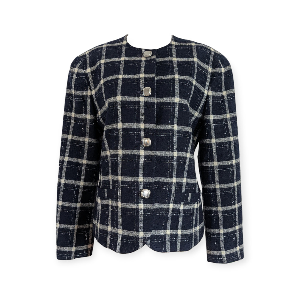 Pendleton Virgin Wool Preppy Plaid Jacket